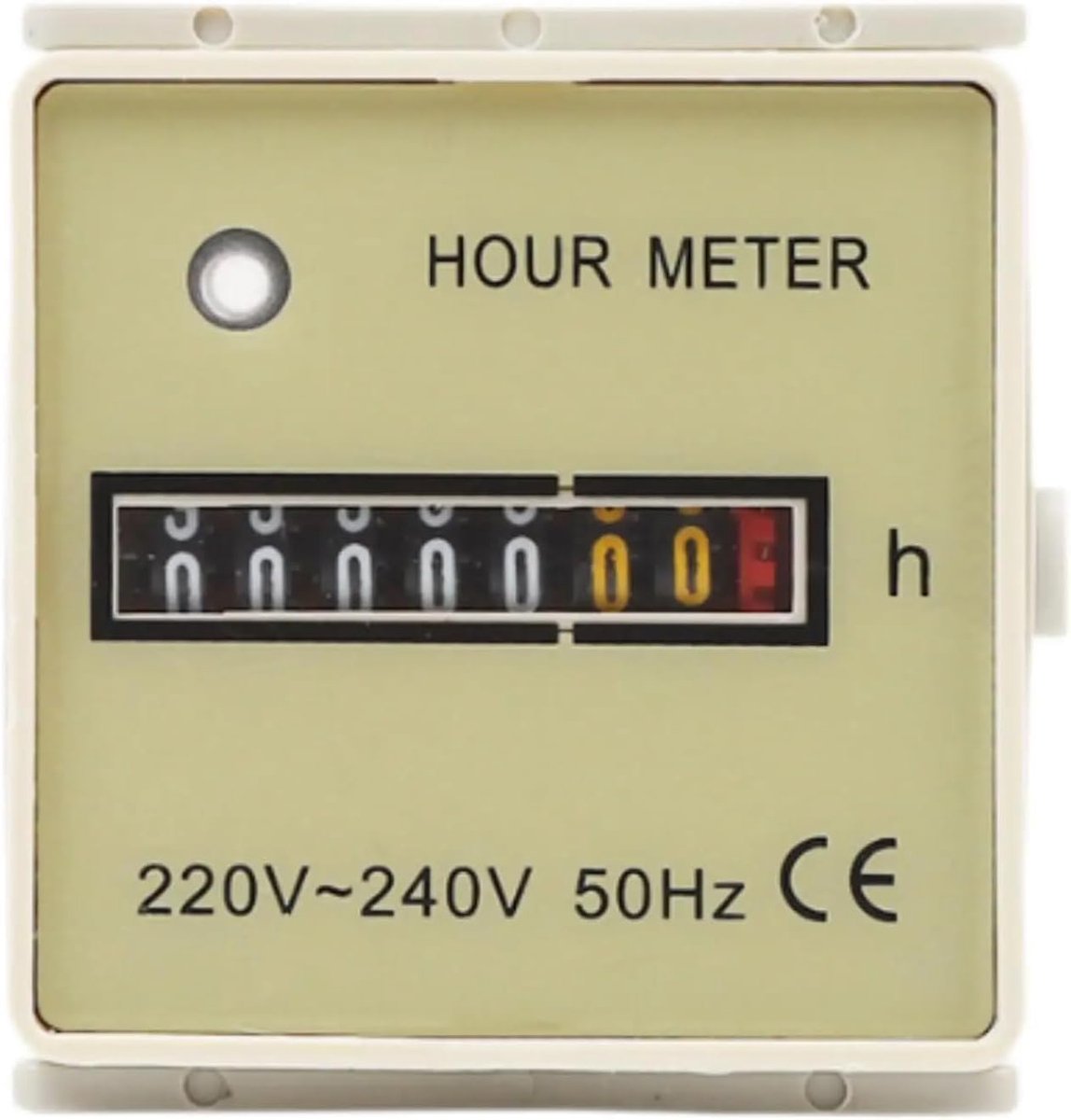 Urenmeter HM 2 HM 1 - 0 5 3W Vermogen - 220-240V 50Hz - Perfect voor landbouwmachines - ShopVlot