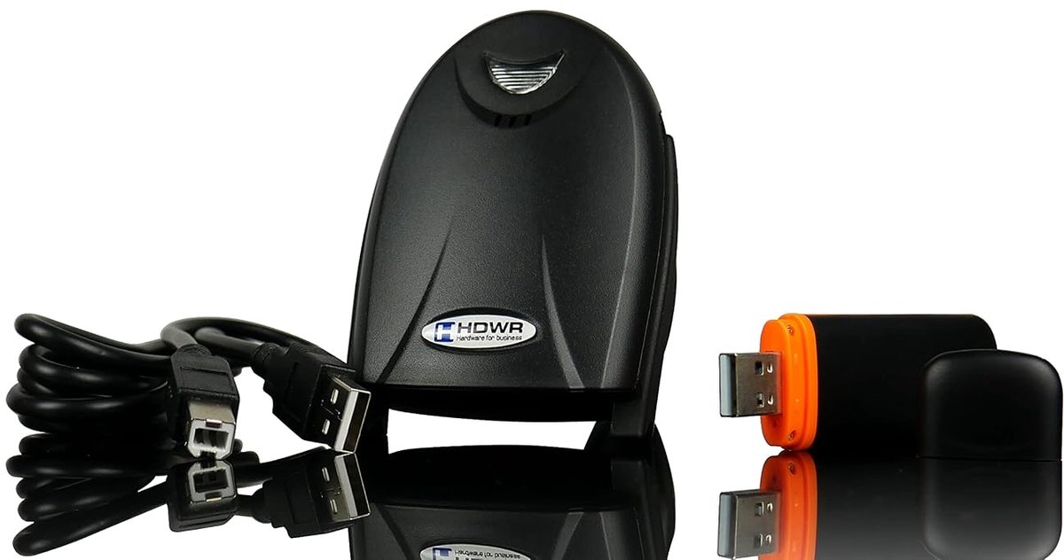 Draadloze barcode scanner - 32-bit decoder - anti-interferentie - ideaal voor langdurig gebruik - ShopVlot