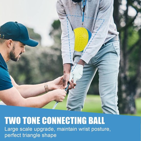 Golf Swing Trainer Ball voor Beginners - Effectieve Golf Training Aid voor Swingcorrectie en Polsverbetering, Ideaal voor Verbetering van Golfvaardigheden — afbeelding 2