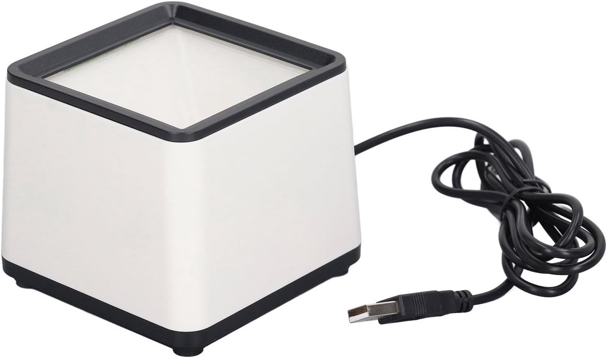 Barcode scanner handsfree 2D - automatisch - USB bedraad - ideaal voor winkels - ShopVlot