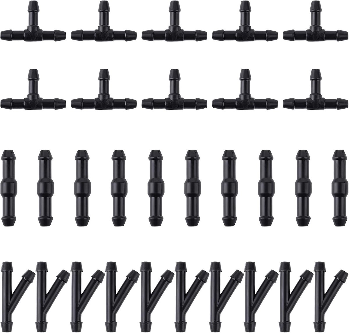Windscreen washer hose connector set - 30 stuks 2-weg + 3-weg - universele wateradapter - ShopVlot