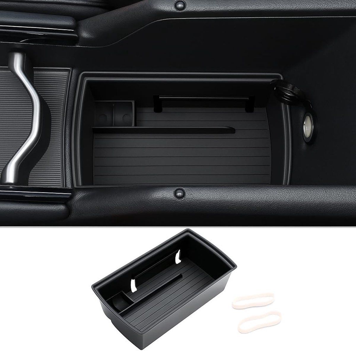 Center console opbergdoos - multifunctioneel - voor VW Tiguan 3 III 2024 2025 - optimaliseert opslagruimte - ShopVlot