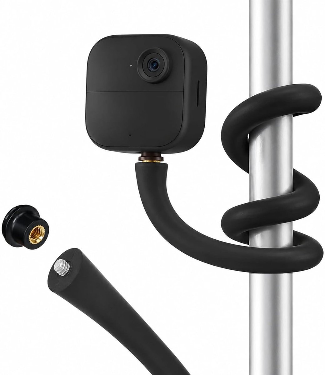 Flexibele universele camerahouder - scharnierhouder - zonder boren - optimale montage voor Blink camera's - ShopVlot