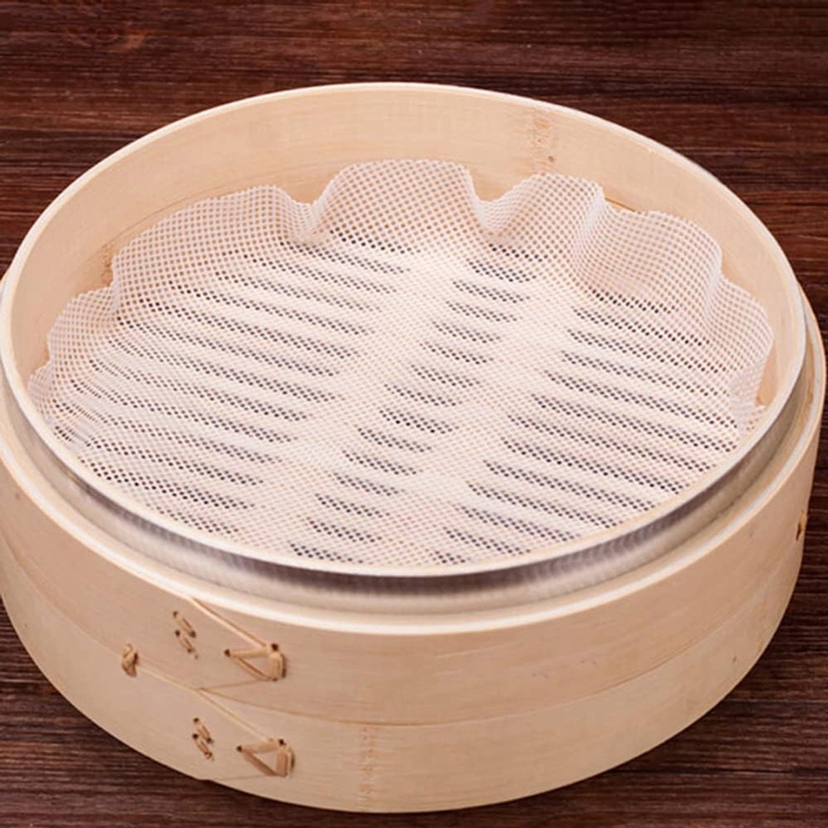 Siliconen Stoommat 16-25cm - Herbruikbaar - Antiaanbaklaag - Ideaal voor groenten en rijst - ShopVlot
