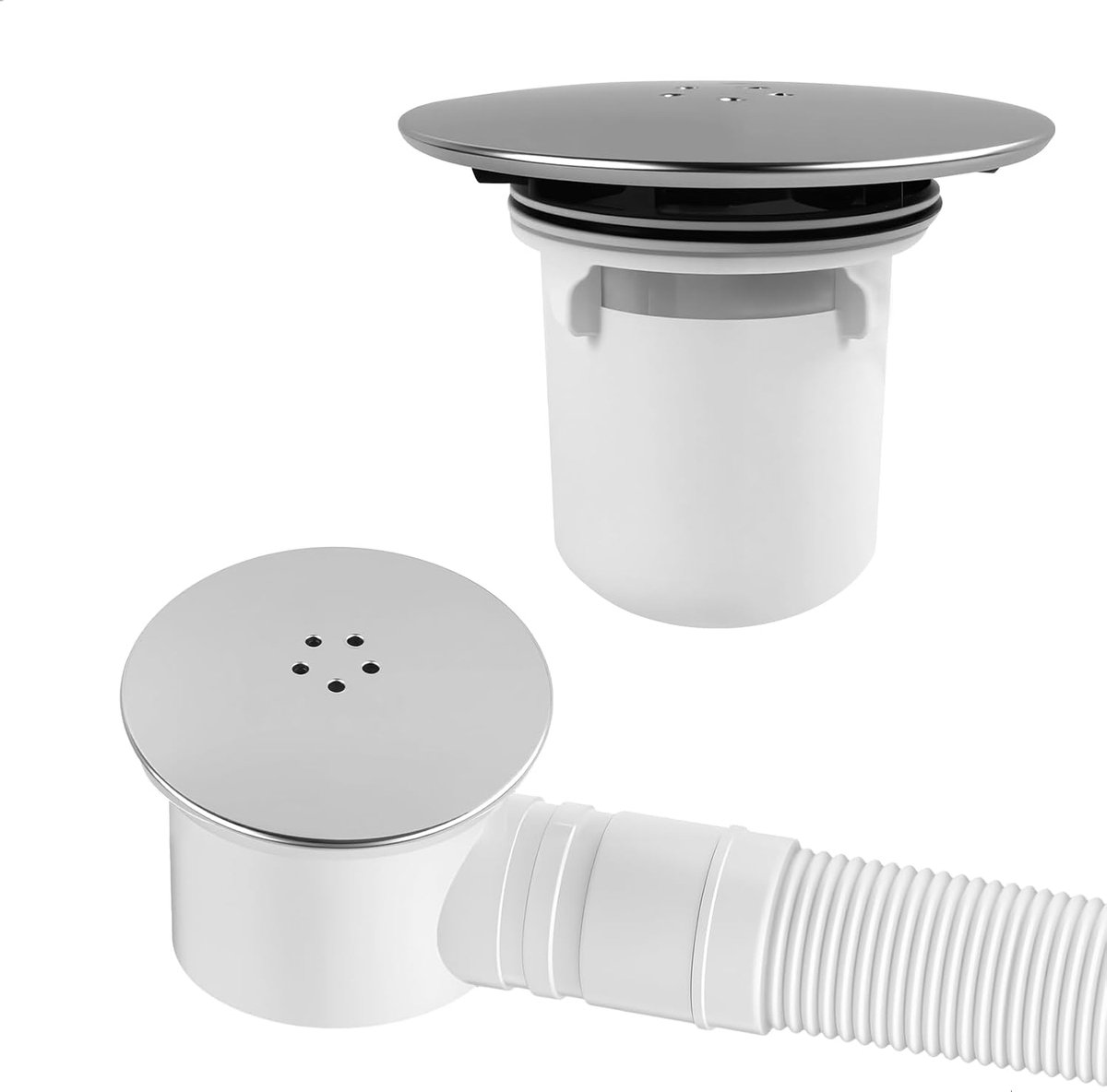 Afvoerputje 90 mm/115 mm - PP materiaal - Geurafsluiter - Voorkomt ongewenste geuren - ShopVlot