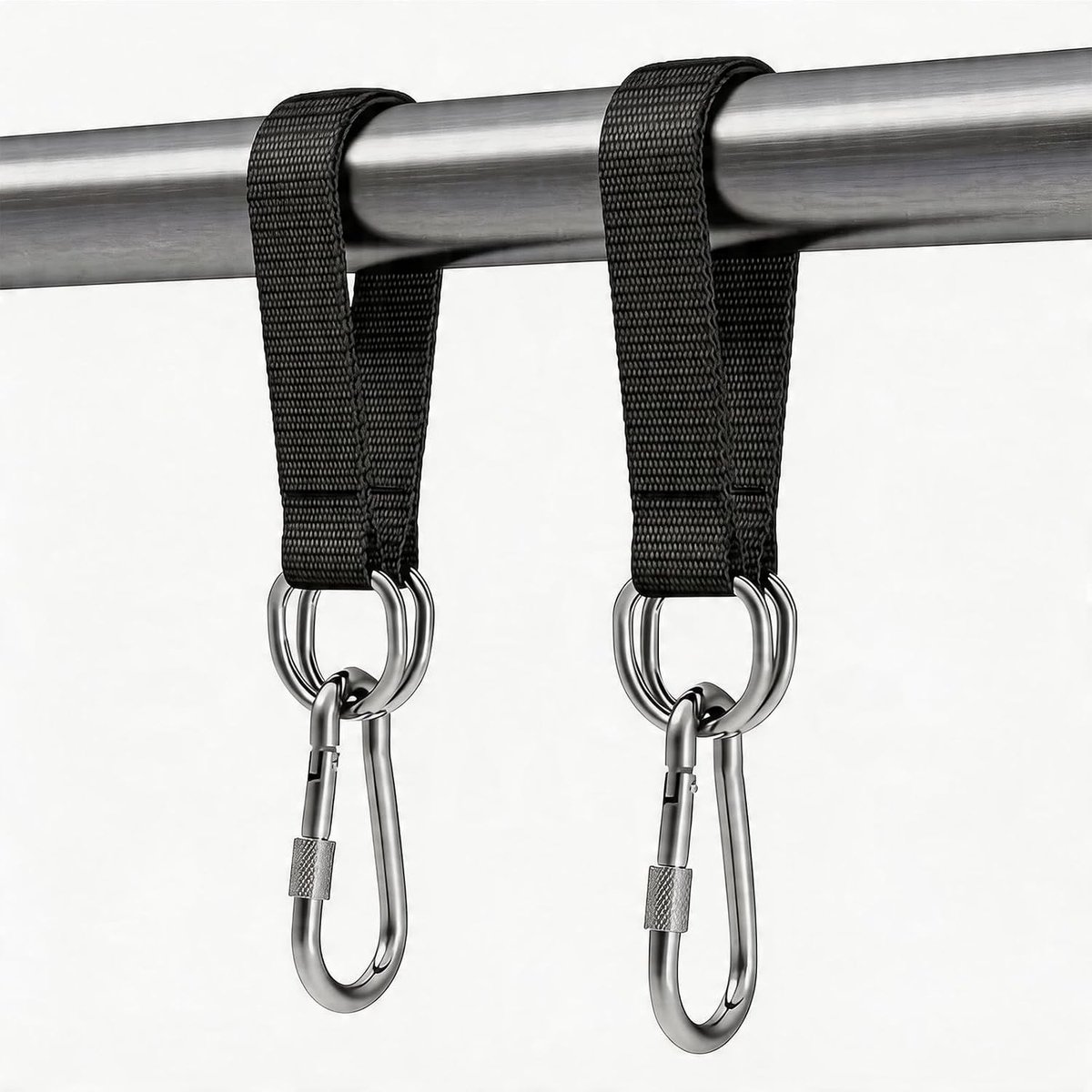 Set van 2 Hangmatriemen 30cm voor Bomen - Draagbare Nylon, Scheurvaste Ophangriemen voor Tuinschommel en Terrasstoel