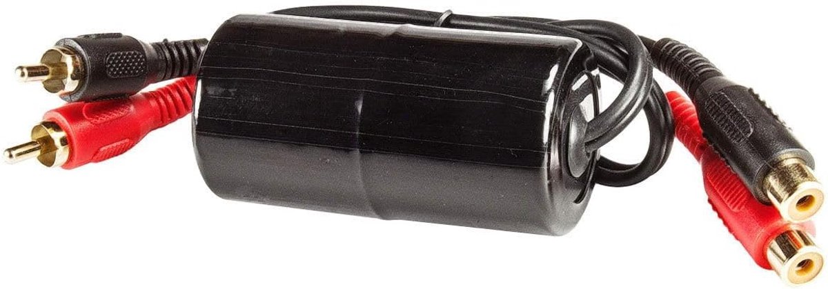 Cinch nf storingsonderdrukking filter - Ground Loop Isolator - 20-20.000Hz - Verbetert geluidskwaliteit - ShopVlot