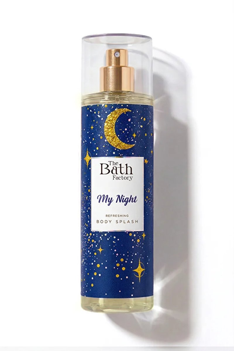 The Bath Factory My Night - Body Splash voor Dames - Bloemige & Warme Body Mist - 200 ml
