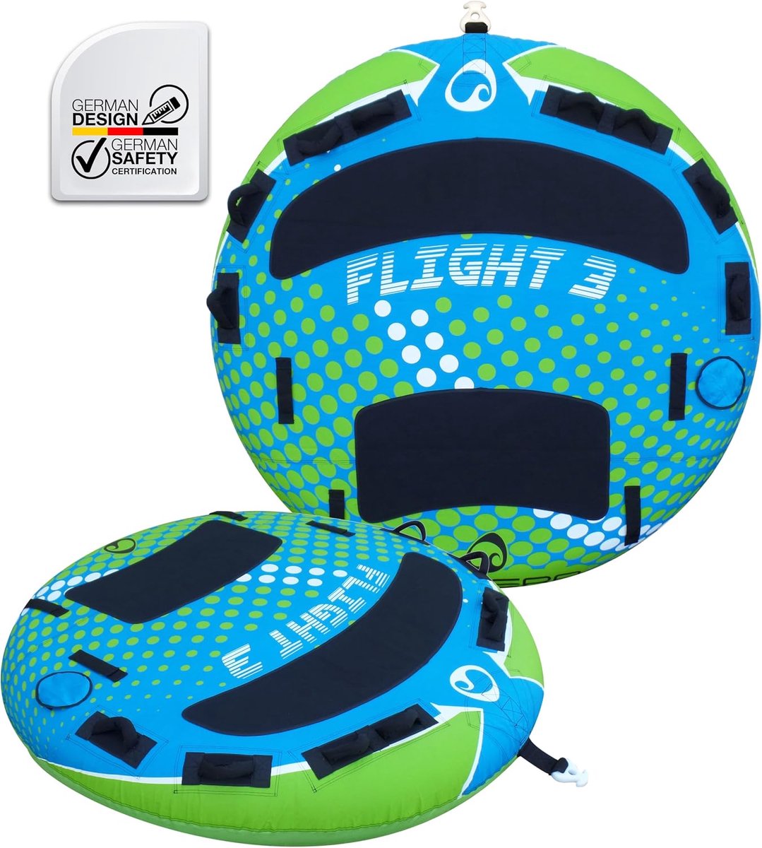 Funtube voor drie personen 80 inch - polyester 840D - comfortabele handgrepen - plezier op het water - ShopVlot