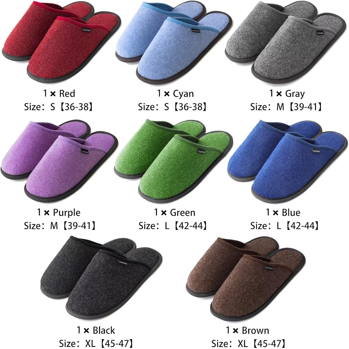 Huisslippers voor heren en dames - machineswasbaar - antislip - ideaal voor thuisgebruik - ShopVlot