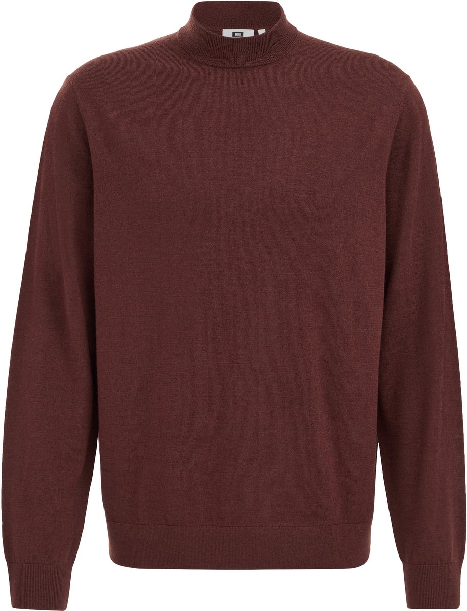 WE Fashion Heren regular fit trui van merinowol