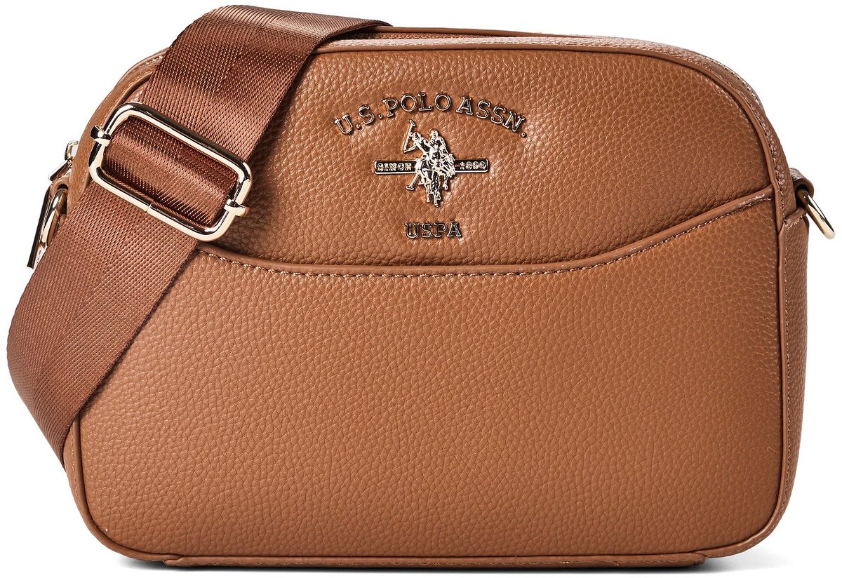 U.S. POLO ASSN. Schoudertas Stanford Crossbody Tan Bruine