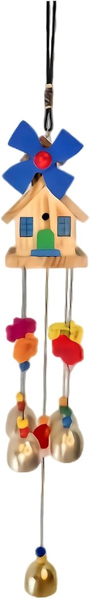 Blue wind chimes for hanging, metal bells, garden wind chimes, outdoor decoration, available, suitable for garden and - ShopVlot