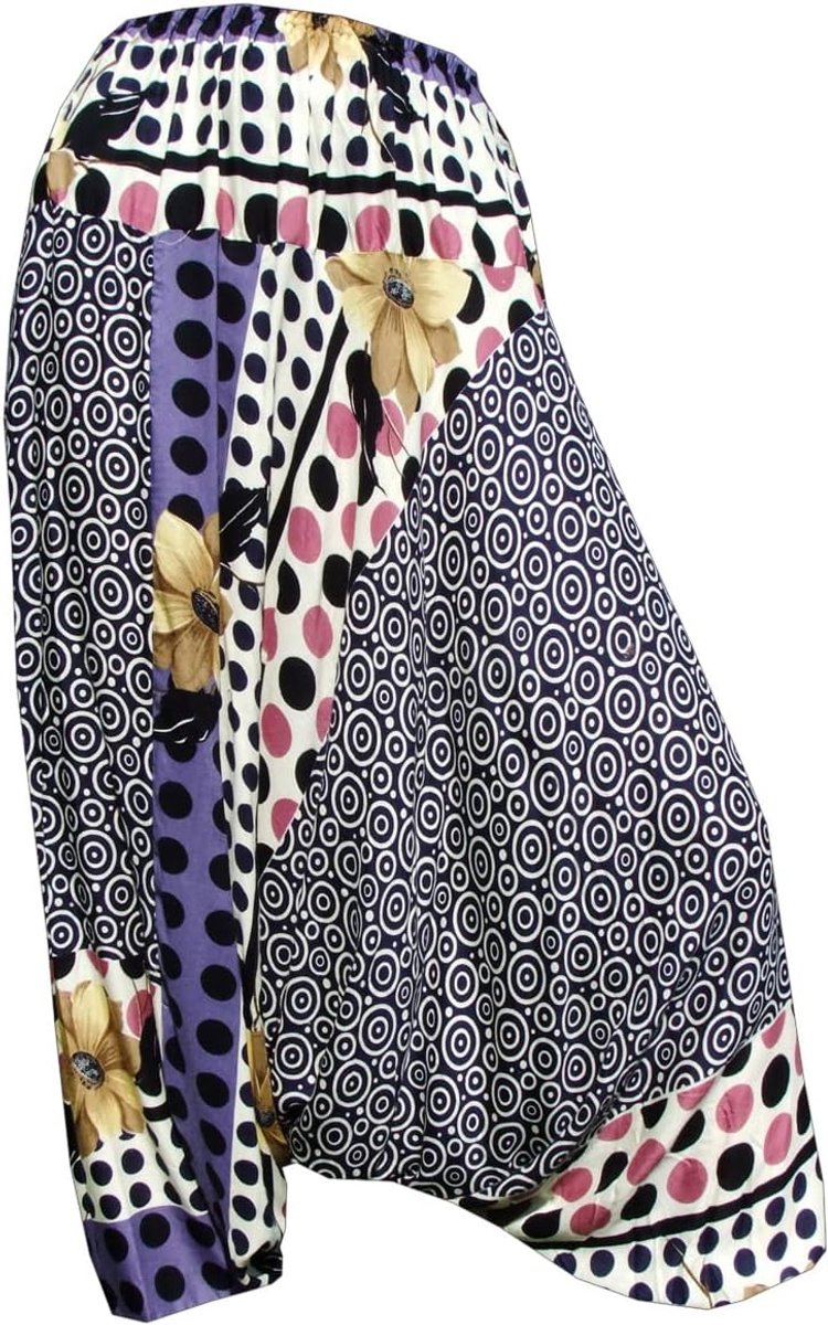 Harembroek M & L - 100% viscose - brede elastische tailleband - ideaal voor de zomer - ShopVlot