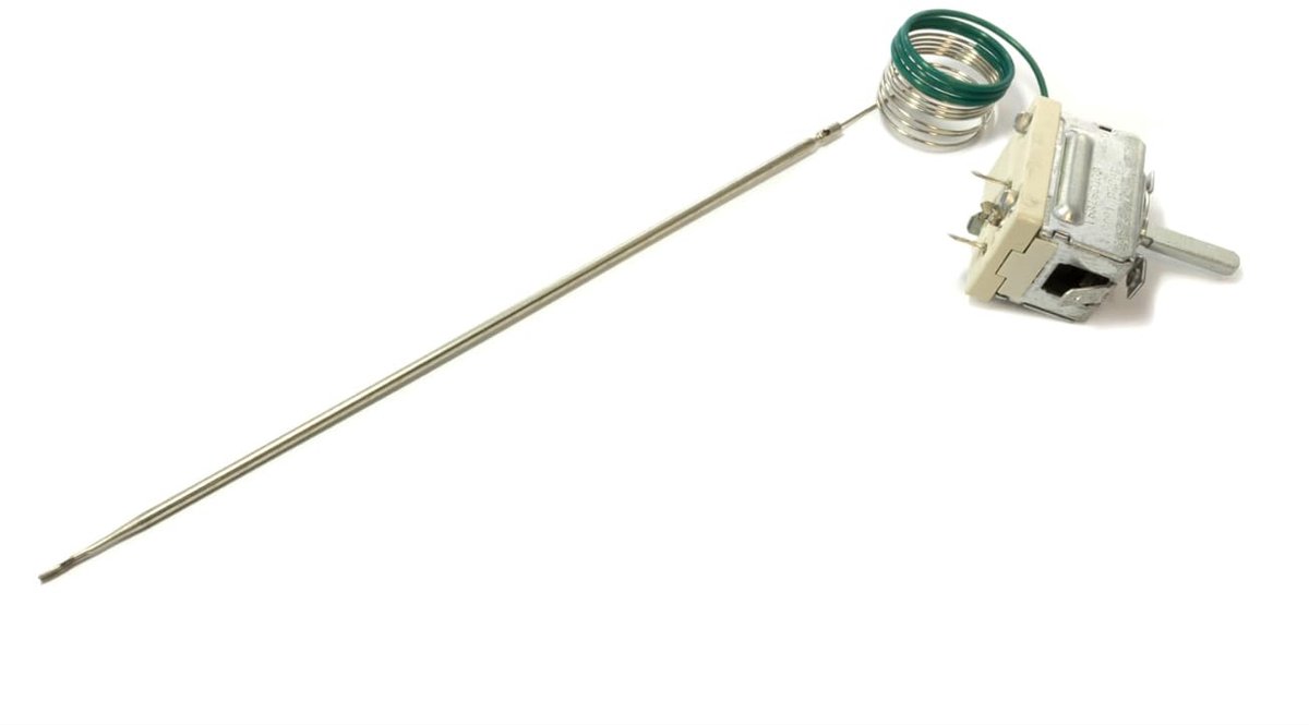 Oven thermostaat 267 °C - Universeel compatibel - Zilver - Betrouwbare temperatuurregeling - ShopVlot