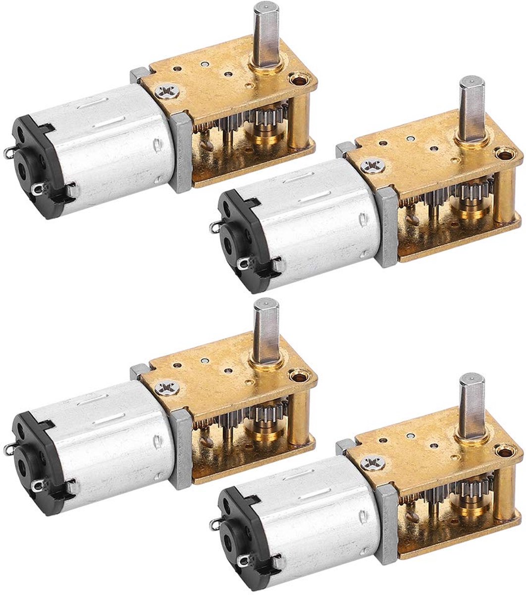 SnelShoppen - Mini Gear Motor, Multifunctionele Mini Micro Worm Gear Versnellingsbak, Hoge Temperatuurbestendige 3 Laags Verf Coating, Geschikt voor E