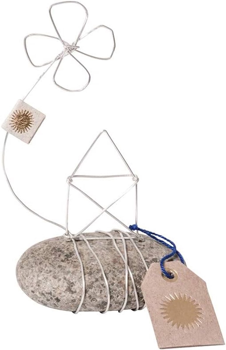Mini stenen huis - handgemaakt - uniek design - perfect als cadeau - ShopVlot