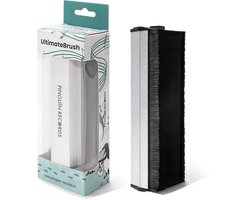 Pinguïn Records VinylCare UltimateBrush – Platenborstel - Grondige platenborstel – Koolstofvezel en fluweel borstel - Antistatische platenborstel – LP borstel – Platenreiniger voor vinyl – Extra diepe reiniging