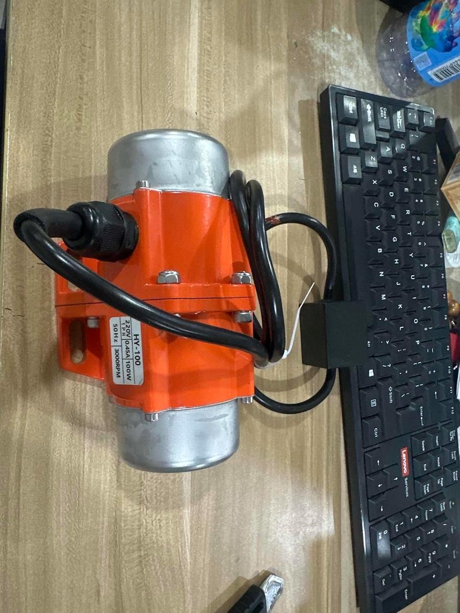 Elektrische trilmotor 100 W - aluminiumlegering - 0-3000 tpm - ideaal voor bouw en industrie - ShopVlot