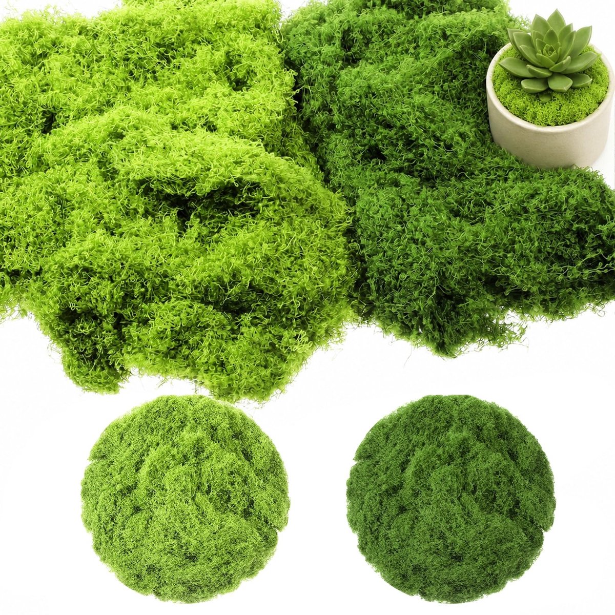 Solidchoice - 100 g Kunstmos voor Decoratie en Knutselen