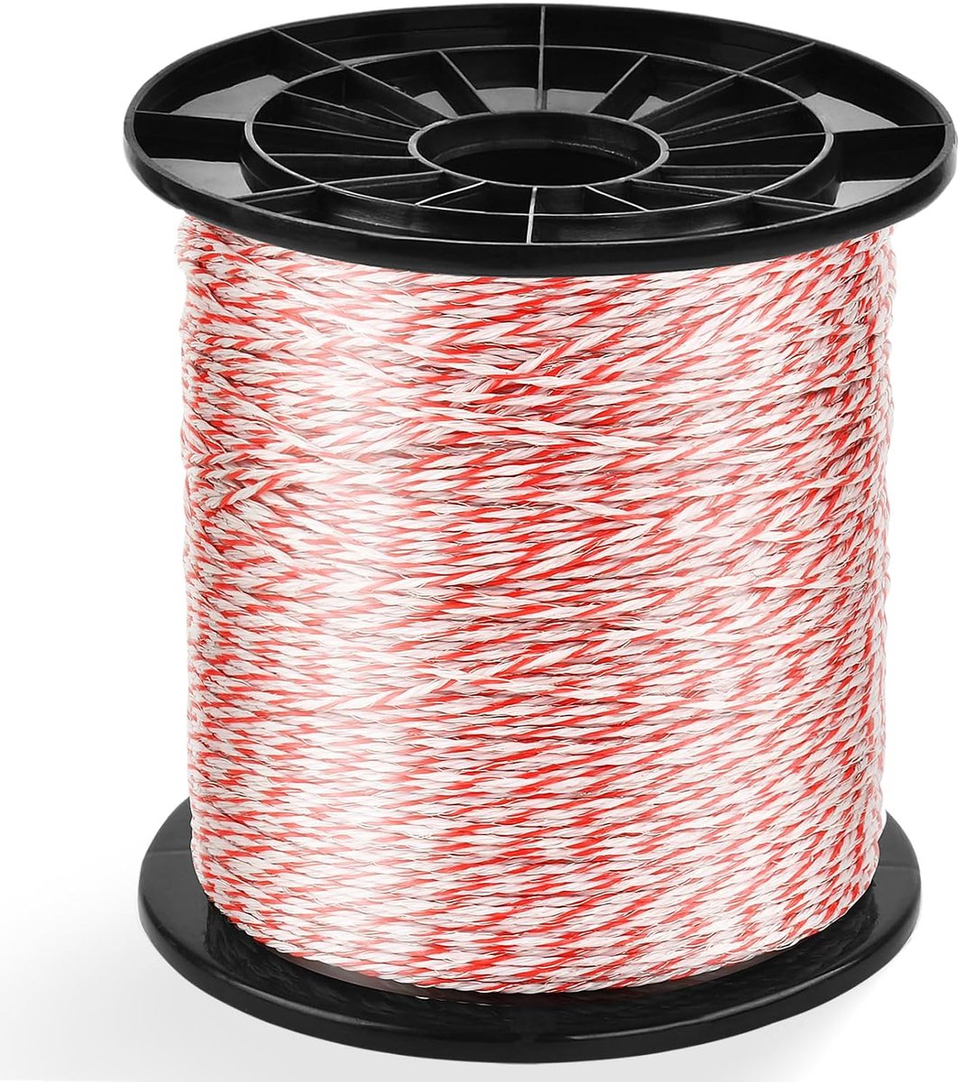 wilgenhek 500 m - elektrische omheining - wit-rood touw - goed zichtbaar voor dieren - ShopVlot