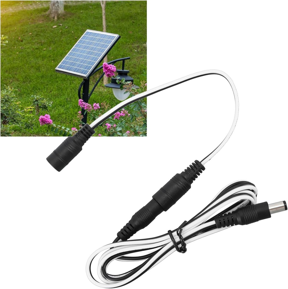DC verlengkabel voor zonnepanelen 1m - 3,3ft tot 13,1ft - eenvoudig te installeren - ideaal voor diverse toepassingen - ShopVlot
