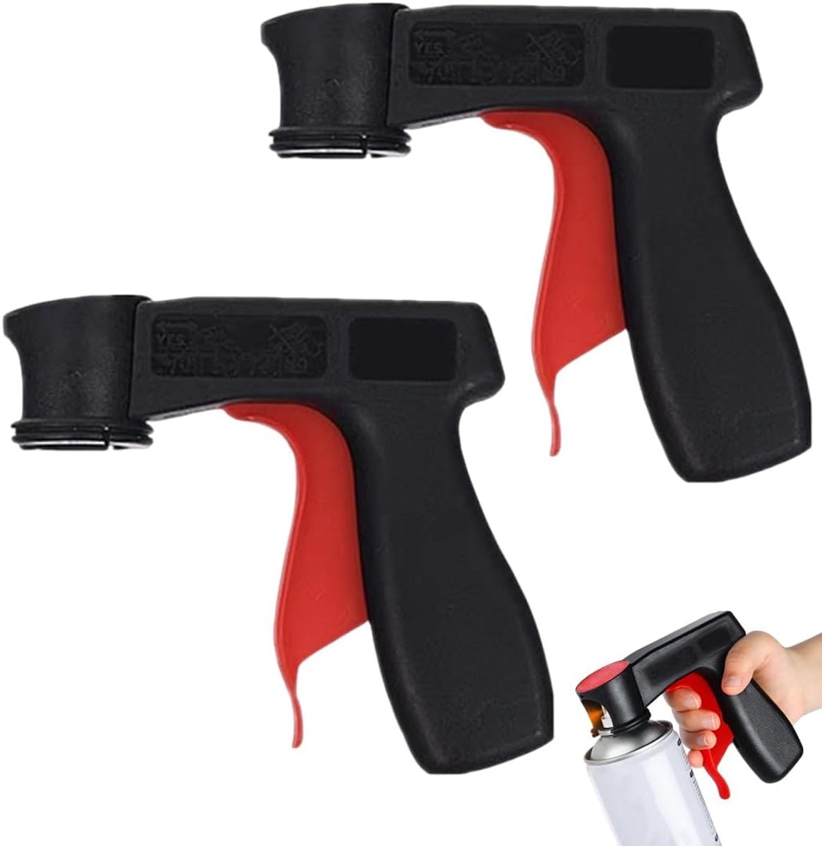 Spuitpistool Grip Adapter - Set van 2 Spuitfles Houder - Universeel en Draagbaar - Verhoogt gebruiksgemak - ShopVlot