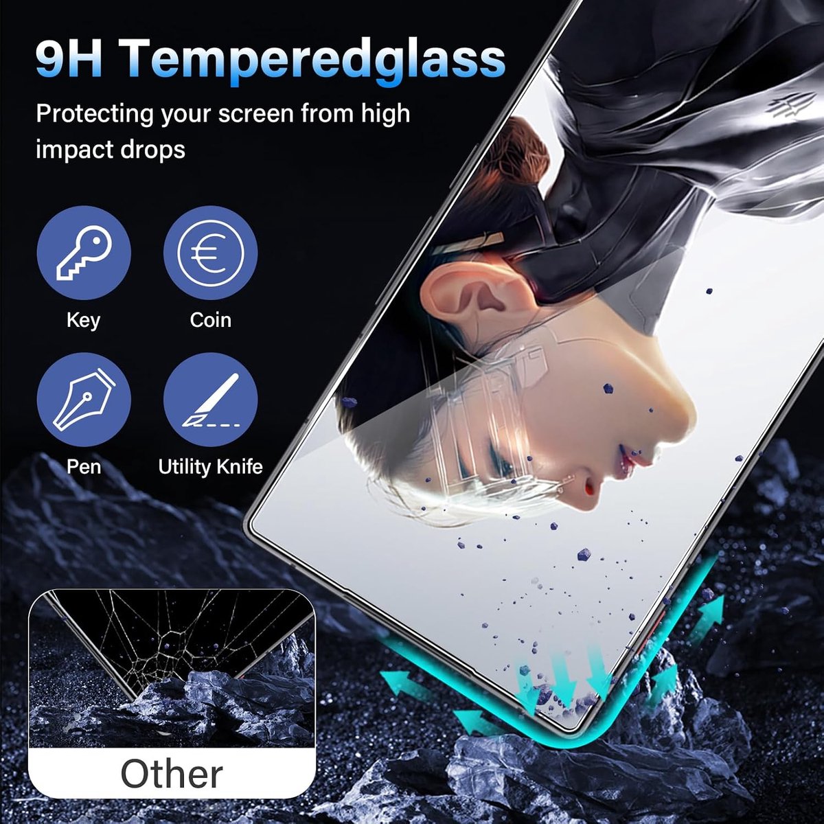 Tempered Glass Screen Protector - 9H Hardheid - Scratch-Resistent - ShopVlot