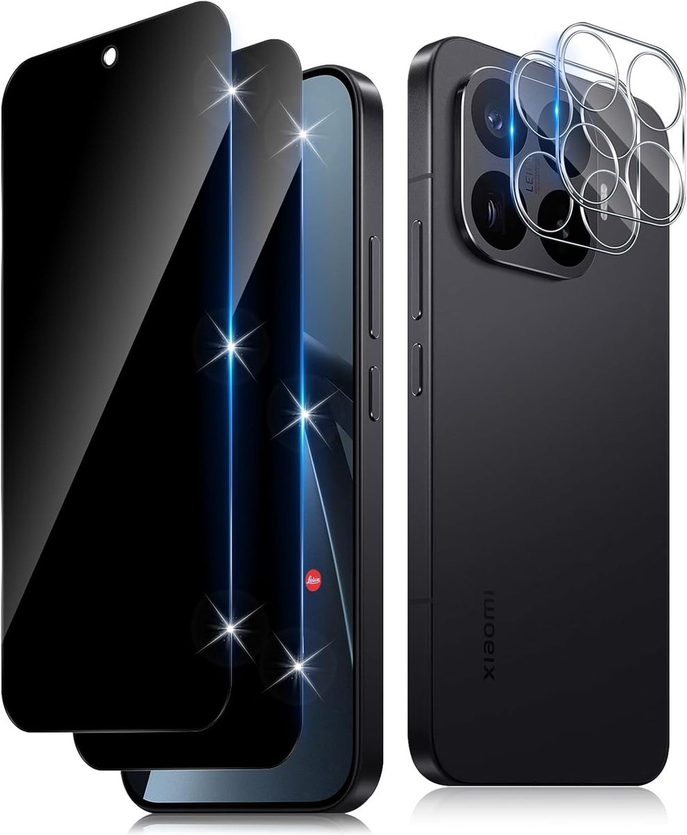 Beschermfolie voor Xiaomi 17T 5G - pantserglas - HD-camerabescherming - privacy en krasbestendig - ShopVlot