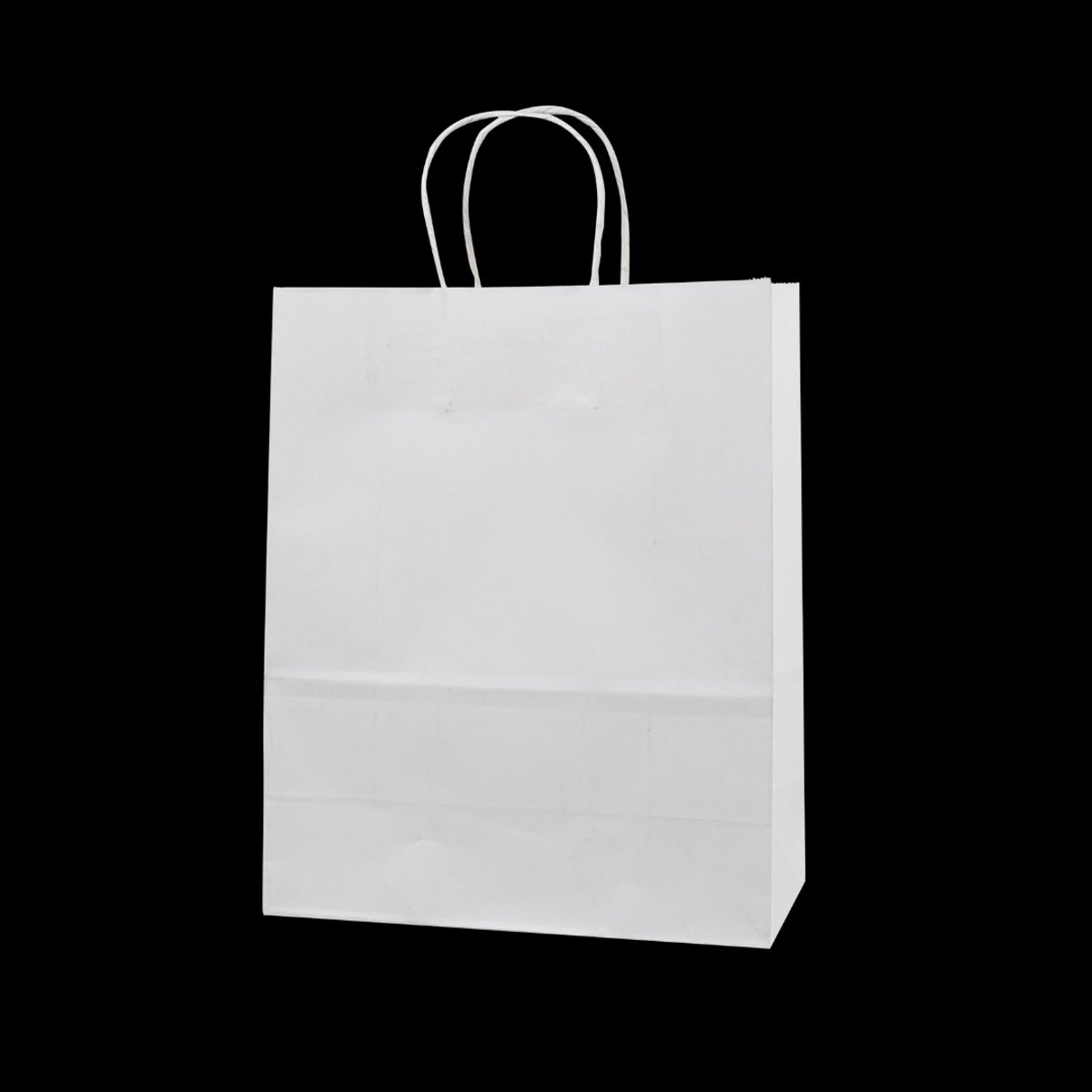 Papieren Draagtas - 60 Stuks -Wit- 31x42x12cm - Papieren Tasjes - Kraft Tas - Tassen - Cadeau Tas - Hoogwaardig Kraft Papier - Eco-vriendelijk - Ideaal voor Geschenken - Lasentopack