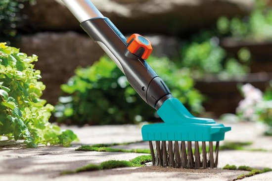 Voegenborstel - Stalen Borstel met Schraaprand - Voor Mos en Vuil - Lichtgewicht - Gardena Combisystem — afbeelding 3