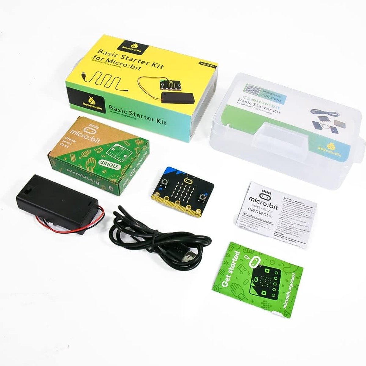 KEYESTUDIO BBC Microbit V2 PC Component Kit Educational Coding Kit with Micro bit V2.2 Board - ShopVlot