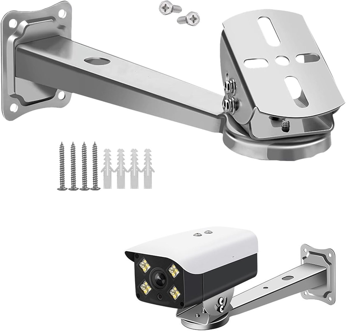 Blink YC1087 Outdoor Stainless Steel Holder 360° Adjustable for Indoor and Outdoor Surveillance Cameras - ShopVlot