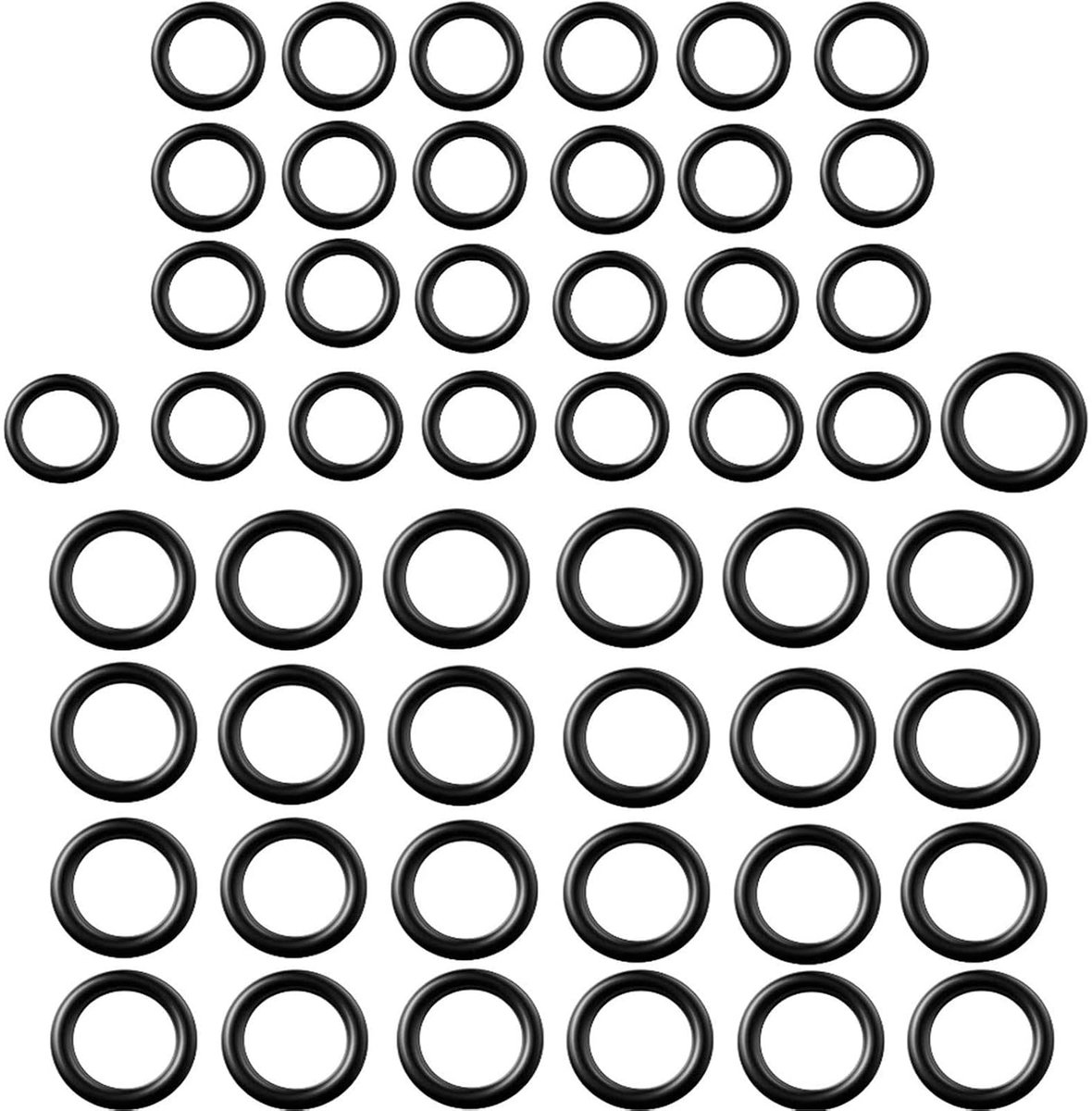 Tatuo Tatuo 50 stuks O-ringen voor hogedrukreiniger, vervanging voor 1/4 inch, 3/8 inch, M22 snelkoppeling - ShopVlot