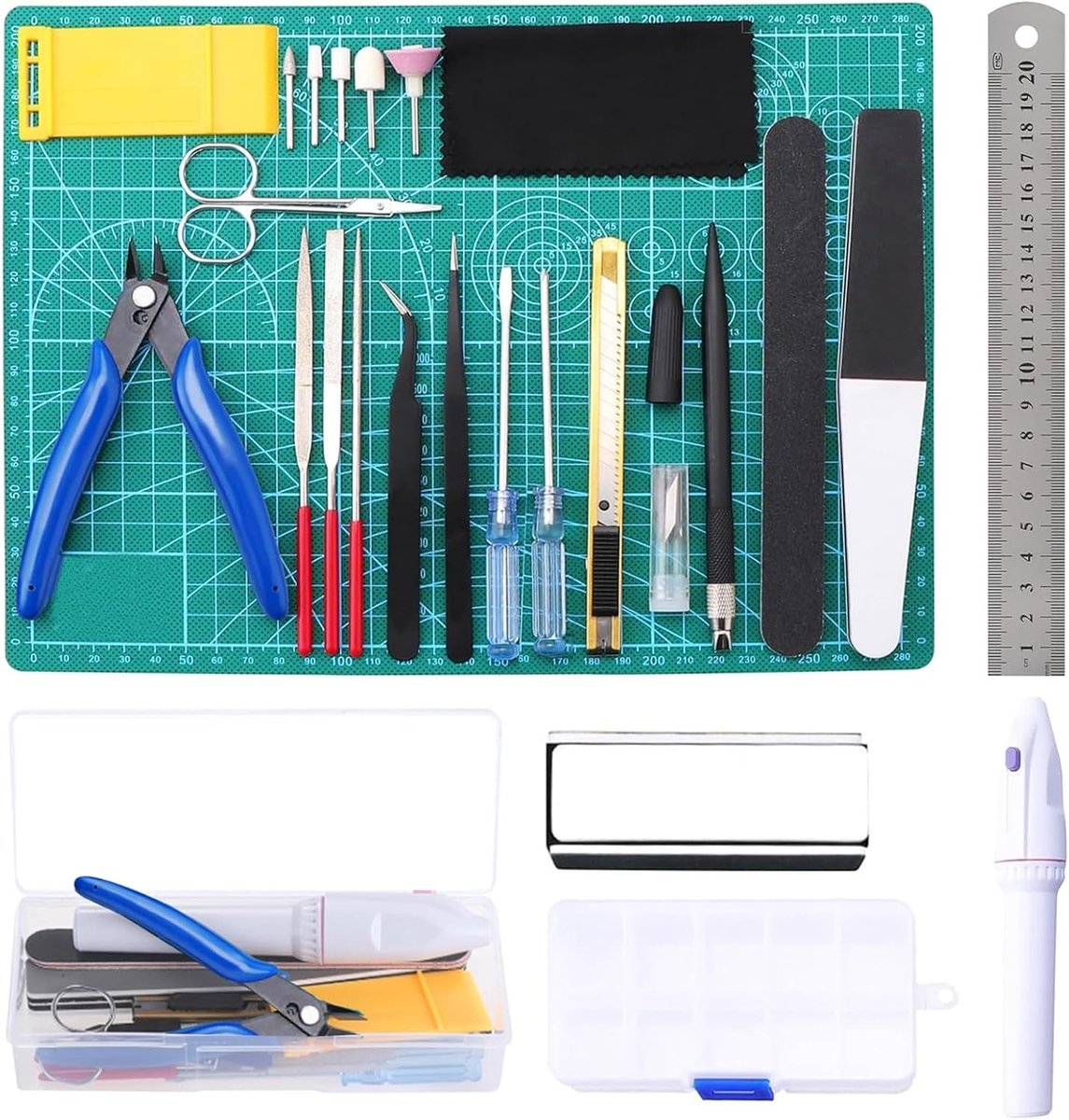 Gundam Model Tool Set, 26 Pieces, Used to Produce Gundam Car Model, Maintenance and Stationary Tool Kits for Hobby - ShopVlot