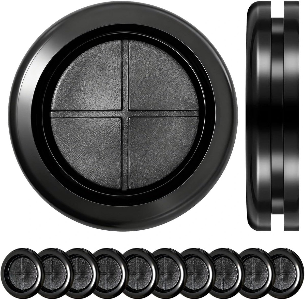 20 Stk 50mm Kabeldoorvoer Rubber Waterdicht Zwart Rarrosseriestop - ShopVlot