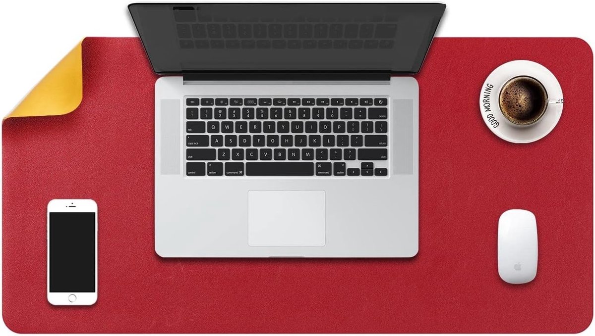 Grote Desk Pad van PU Leer, Verlengde Muismat en Schrijfbord, Ideaal voor Bureau en Kantoor 70 x 35 cm