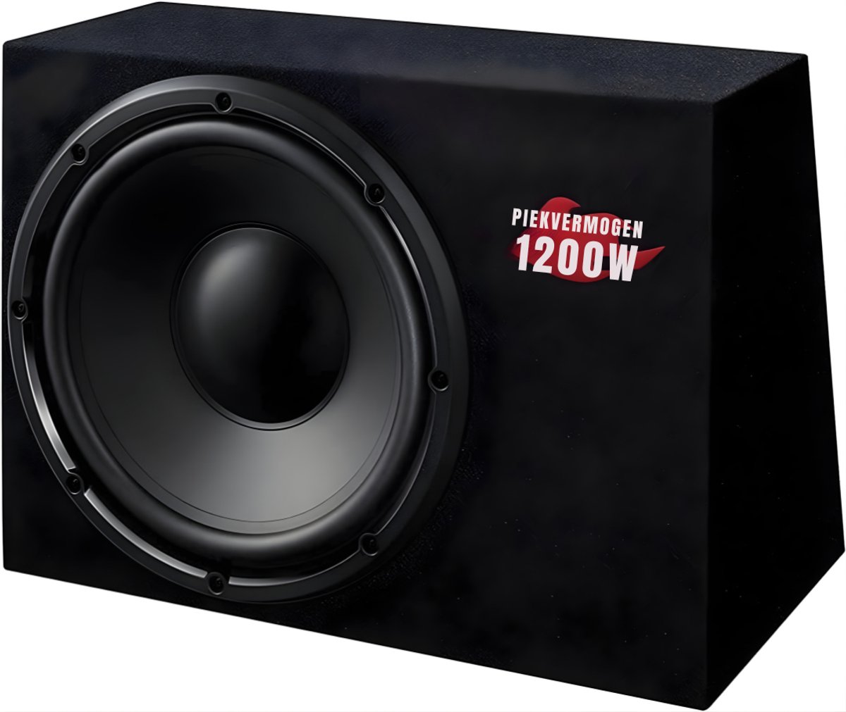 Ploutos® Subwoofer Auto - Subwoofer Auto Met Versterker - Underseat Subwoofer - Zwart - 3cm x 25cm x 17cm