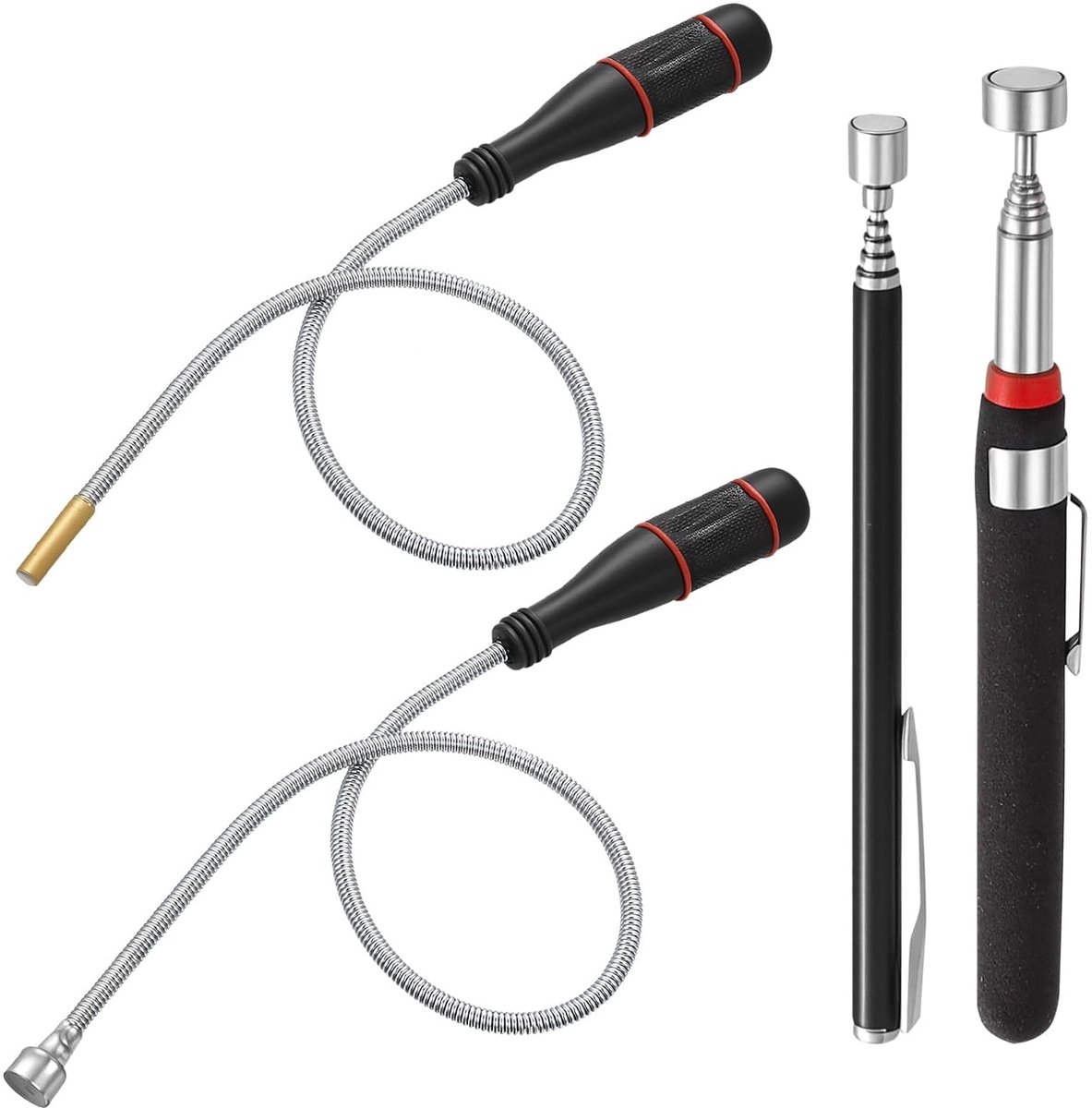 Magnetic rod, telescopic rod, flexible, rod magnets, flexible magnetic lifter, magnetic rod gripper, telescopic - ShopVlot