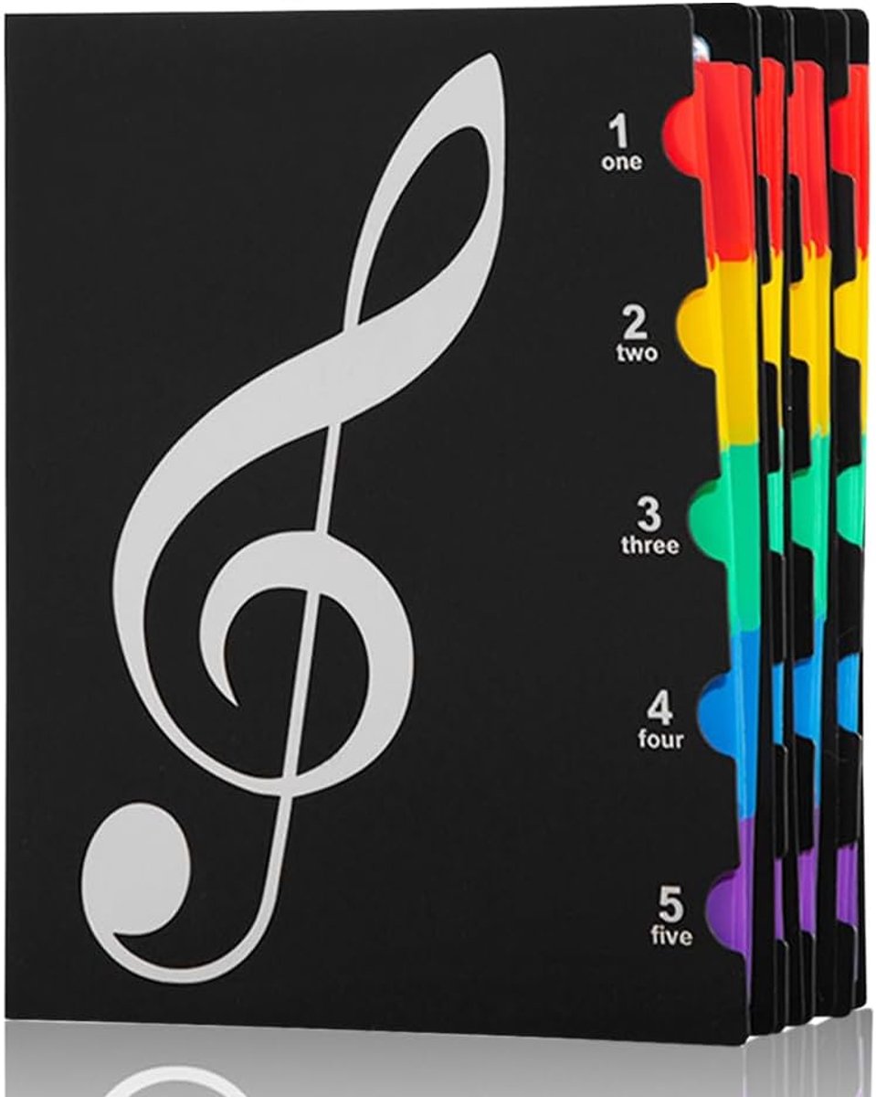 Music folder for sheet music, music notebook A4, presentation folder A4, choir folder, music folder for sheet music - ShopVlot