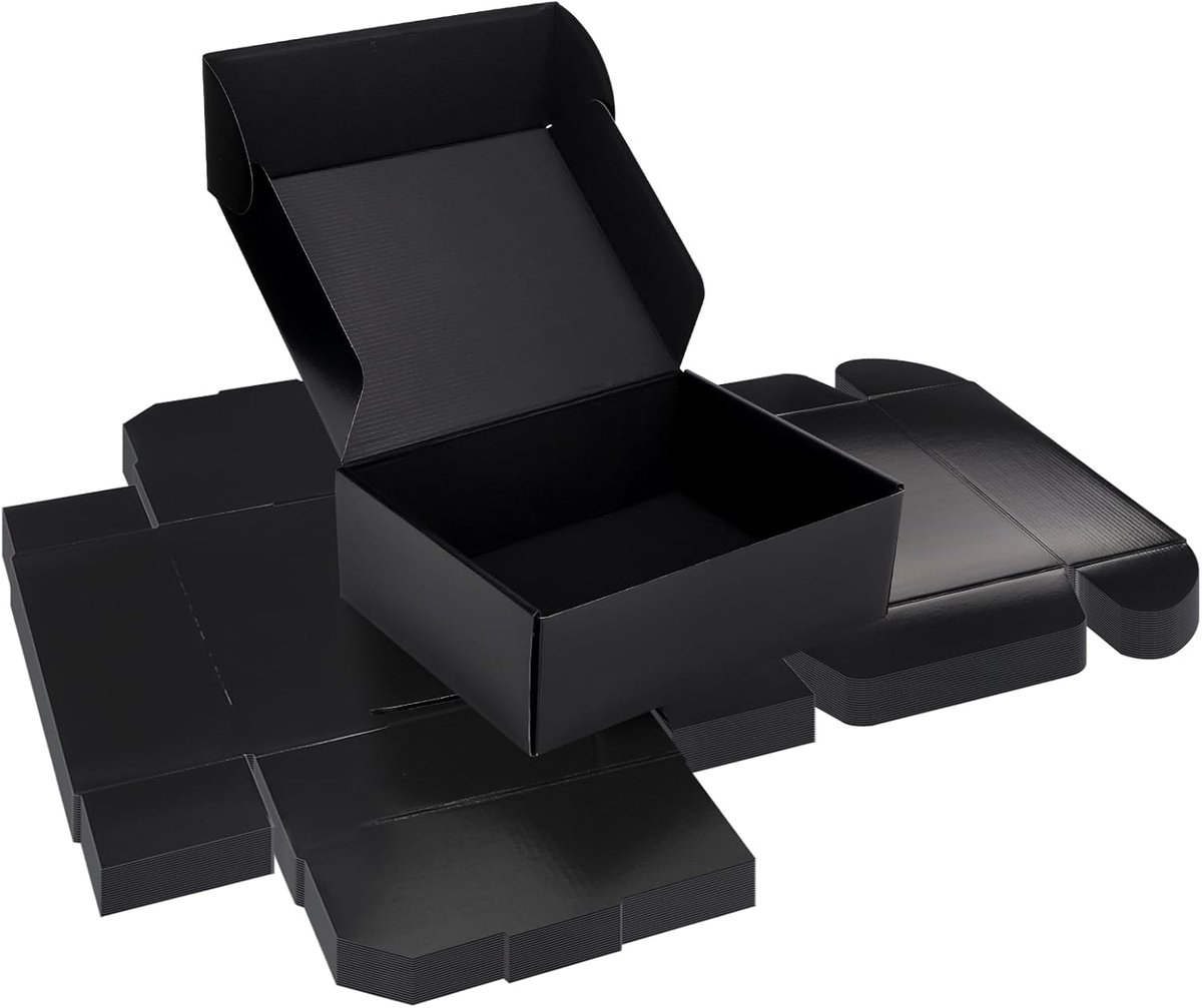 HORLIMER 30,5 x 22,9 x 10,2 cm dozen met deksel voor pakketzendingen, 20 stuks, kraftpapieren dozen voor geschenken of - ShopVlot