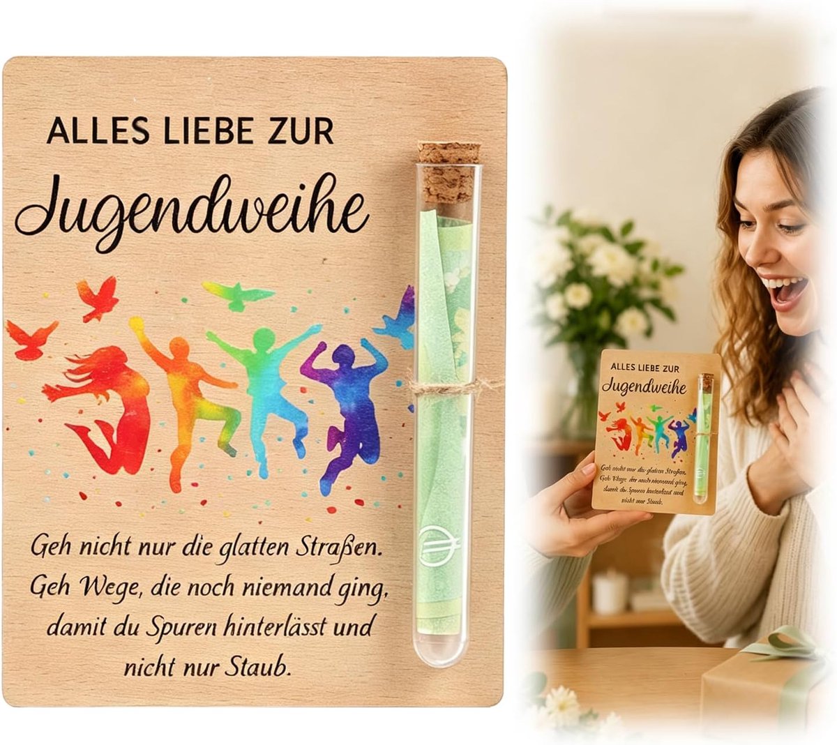 sofun Geldcadeaus voor volwassenen, inspirerende wenskaarten voor verjaardag (inclusief reageerbuisjes, unieke en - ShopVlot