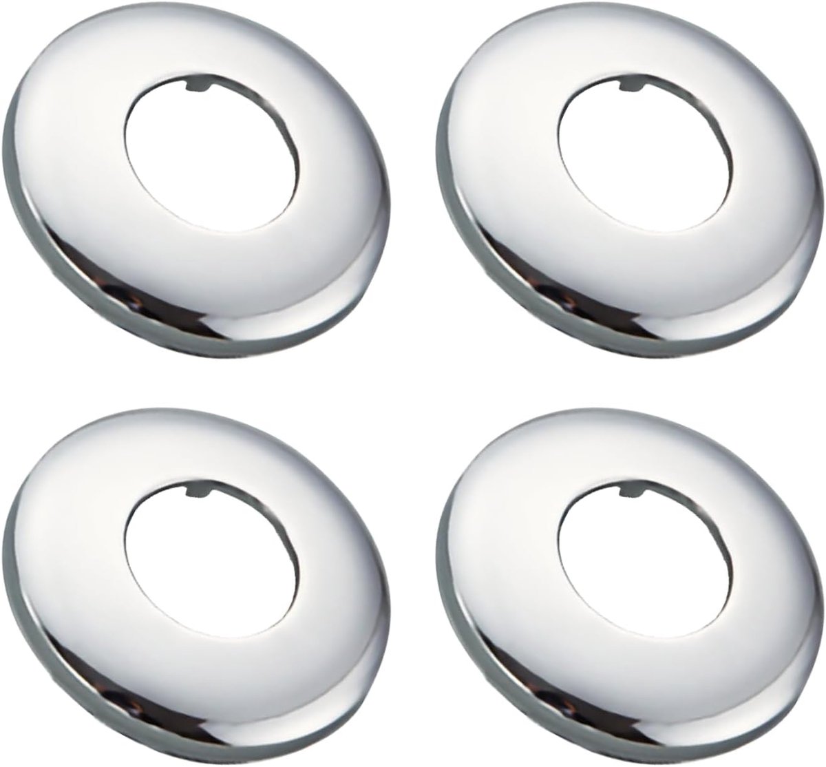 Rosettes for shower faucets 3/4" 27 mm x 75 mm x 15 mm in height 4-piece, rosette tap inner tap ø 26 mm, rosettes for - ShopVlot