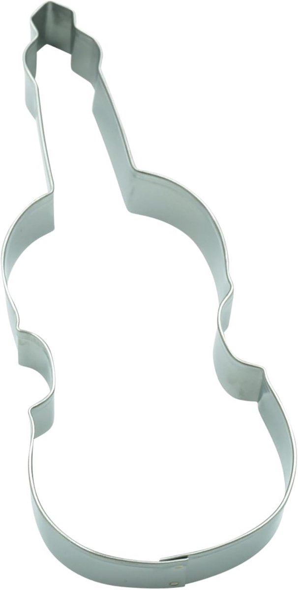 BekkiB - Cookie cutters "Cello" - approx. 12.2 x 4.8 cm - Dishwasher-safe music cookie cutter made of stainless steel - ShopVlot