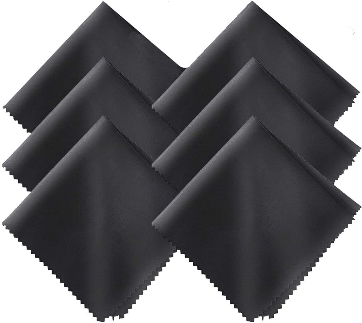 Solidchoice - Set van 6 Microvezel Schoonmaakdoeken voor Brillen