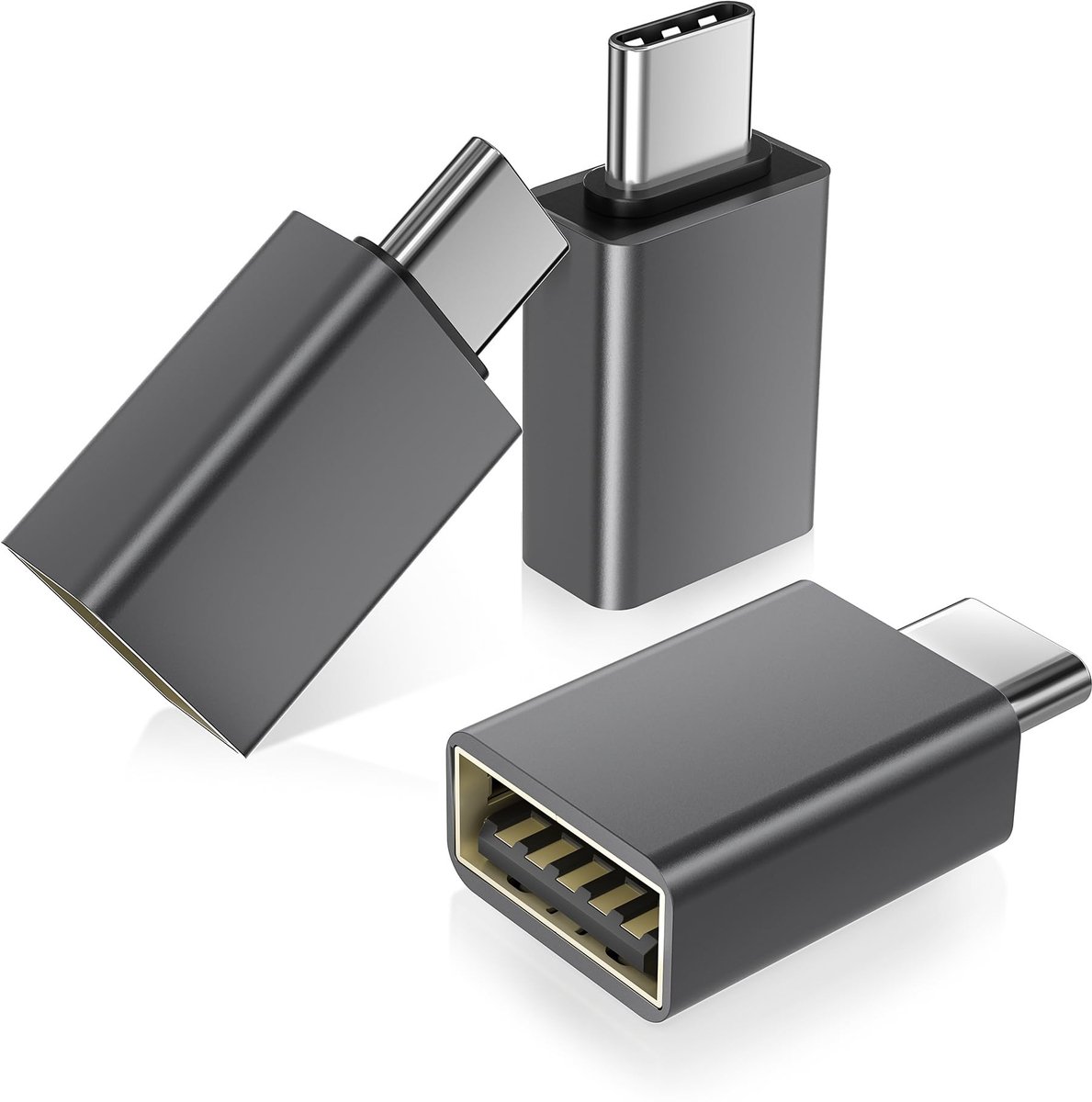 Solidchoice - USB C naar USB Adapter 3-Pack