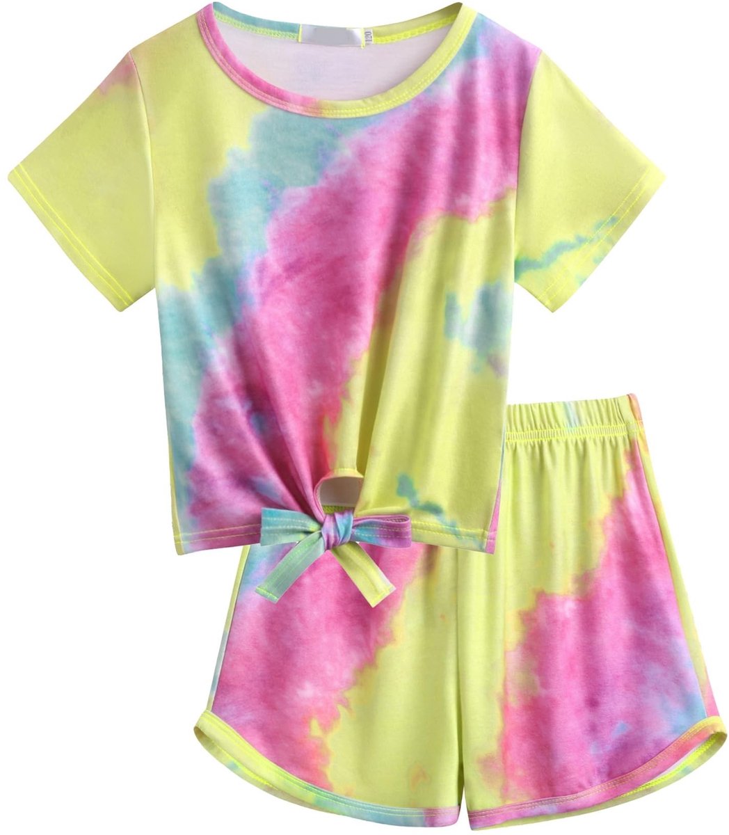 Solidchoice - Meisjes Zomer Set met T-Shirt en Shorts