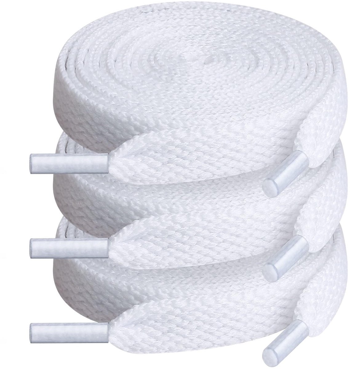 Solidchoice - Set van 3 Platte Veters 140 cm voor Schoenen