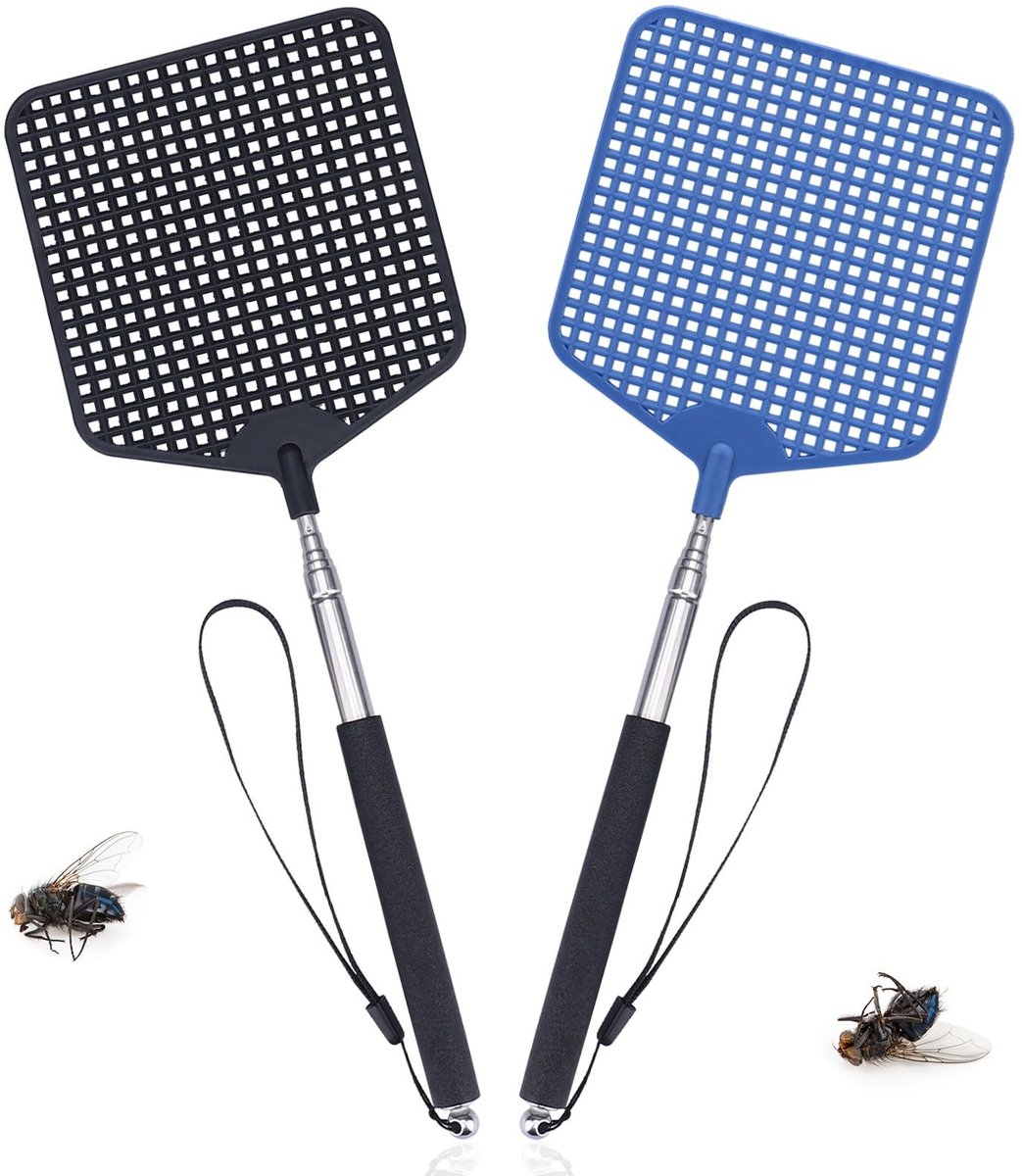 Solidchoice - 2 Stuks Uittrekbare Vliegende Vanger voor Insecten