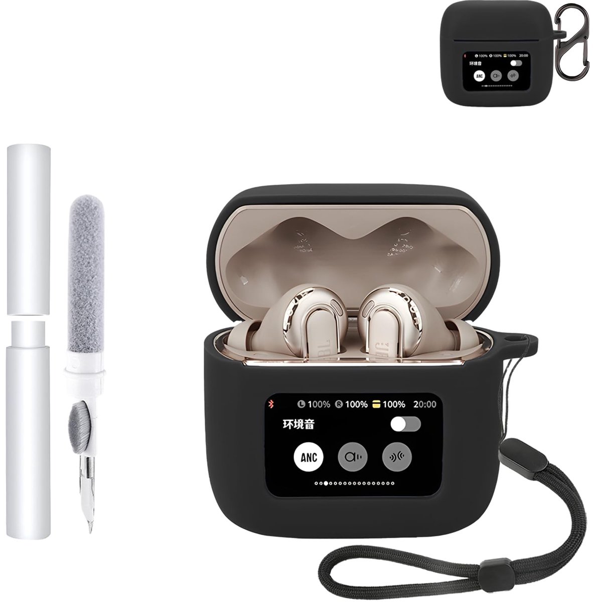 Solidchoice - Siliconen Beschermhoes voor JBL Tour Pro 3 Oordopjes